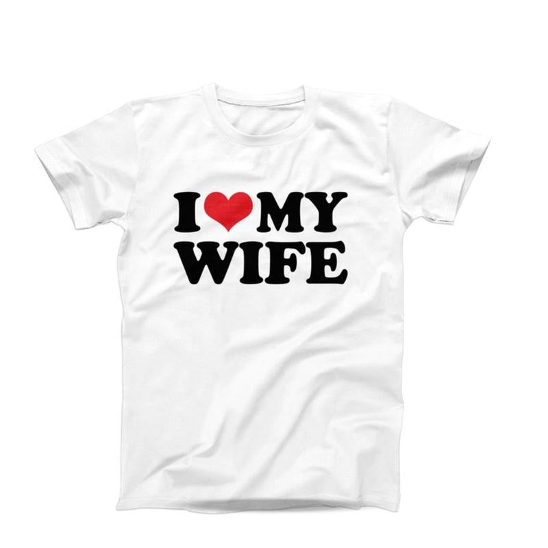I Love My Wife Shirt, I Love My Husband Shirt, Anniversary Gift, Married Couples, Relationship Tee, Husband Gift, Wife Gift, Valentines Gift